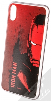 Marvel Iron Man 004 TPU ochranný silikonový kryt s motivem pro Apple iPhone XS Max červená (red)