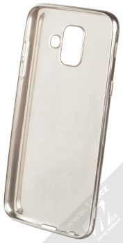 Marvel Thanos 004 TPU pokovený ochranný silikonový kryt s motivem pro Samsung Galaxy A6 (2018) stříbrná (silver) zepředu