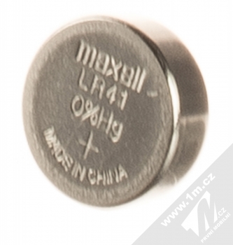 Maxell knoflíková baterie LR41/192 2ks stříbrná (silver)