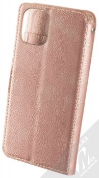 Molan Cano Issue Diary flipové pouzdro pro Apple iPhone 11 Pro růžově zlatá (rose gold) zezadu