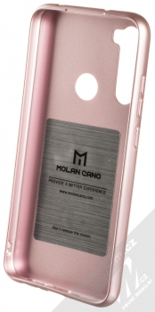 Molan Cano Jelly Case TPU ochranný kryt pro Xiaomi Redmi Note 8 růžově zlatá (rose gold) zepředu