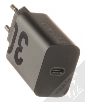 Motorola MC-302 | SA18C79899 originální nabíječka do sítě s USB Type-C výstupem 3A a Motorola SC18C37155 originální USB Type-C kabel černá (black) nabíječka USB Type-C výstup