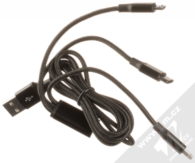 Nillkin Fancy Gift Set sada ochranného krytu, USB kabelu a podložky pro bezdrátové nabíjení pro Apple iPhone XS Max černá (black) USB kabel komplet