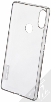 Nillkin Nature TPU tenký gelový kryt pro Xiaomi Mi 8 SE šedá (transparent grey) zepředu