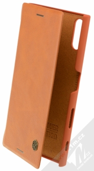 Nillkin Qin flipové pouzdro pro Sony Xperia XZ hnědá (brown)