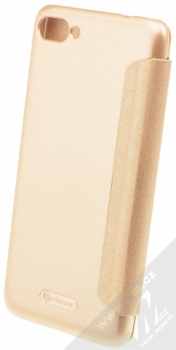 Nillkin Sparkle flipové pouzdro pro Asus ZenFone 4 Max (ZC554KL) zlatá (gold) zezadu