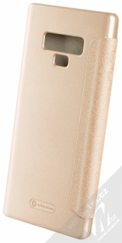 Nillkin Sparkle flipové pouzdro pro Samsung Galaxy Note 9 béžová (champagne gold) zezadu