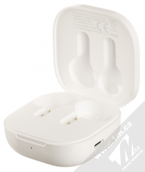 QCY T13 TWS Earbuds Bluetooth stereo sluchátka bílá (white) nabíjecí pouzdro otevřené