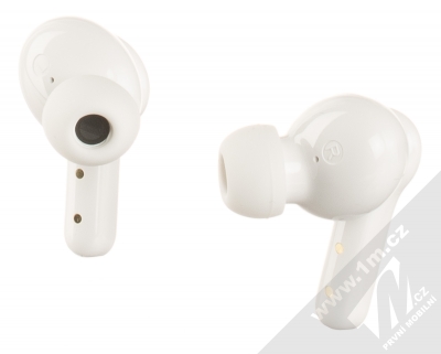 QCY T13 TWS Earbuds Bluetooth stereo sluchátka bílá (white) zezadu