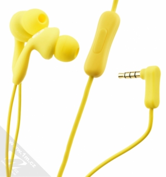 Remax Candy RM-505 sluchátka s mikrofonem a ovladačem žlutá (yellow)