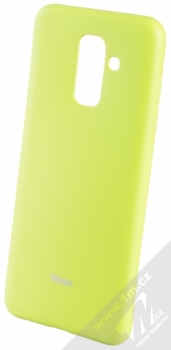Roar All Day TPU ochranný kryt pro Samsung Galaxy A6 Plus (2018) limetkově zelená (lime green)