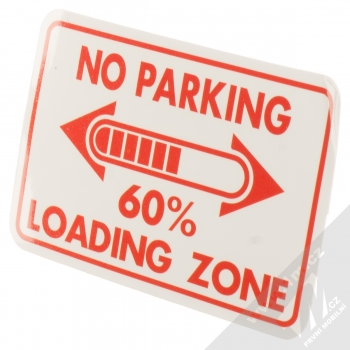 Samolepka Zákaz parkování - Místo nákladu 60% 1