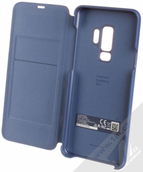 Samsung EF-NG965PL LED View Cover originální flipové pouzdro pro Samsung Galaxy S9 Plus modrá (blue) otevřené