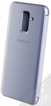 Samsung EF-WA605CV Wallet Cover originální flipové pouzdro pro Samsung Galaxy A6 Plus (2018) fialová (violet) zezadu