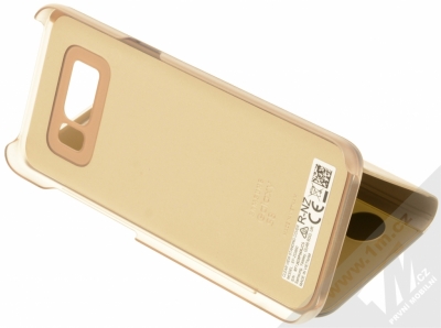 Samsung EF-ZG950CF Clear View Standing Cover originální flipové pouzdro pro Samsung Galaxy S8 zlatá (gold) stojánek