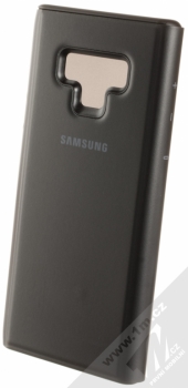 Samsung EF-ZN960CB Clear View Standing Cover originální flipové pouzdro pro Samsung Galaxy Note 9 černá (black) zezadu