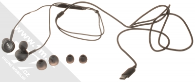 Samsung EO-IC100BB originální stereo headset AKG s tlačítkem a USB Type-C konektorem černá (black) balení