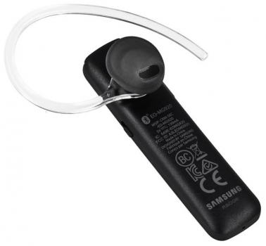 Samsung EO-MG920 Essential Bluetooth headset černá (black) šikmo zezadu