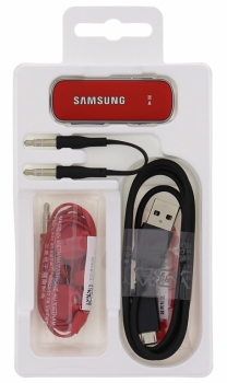 Samsung EO-RG920BR Level Link Bluetooth bezdrátový audio adaptér a headset pro mobilní telefon, mobil, smartphone, tablet červená (red)