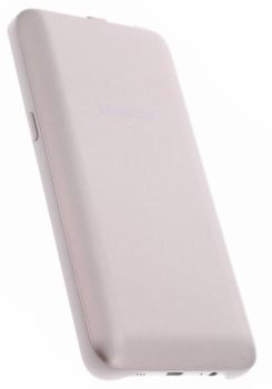Samsung EP-TG928BF ochranný kryt se záložní baterií 3400mAh a bezdrátovým Qi nabíjením telefonu Samsung Galaxy S6 Edge+ Plus zlatá (gold) zezadu zboku