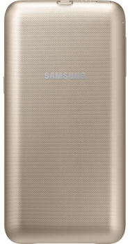 Samsung EP-TG928BF ochranný kryt se záložní baterií 3400mAh a bezdrátovým Qi nabíjením telefonu Samsung Galaxy S6 Edge+ Plus zlatá (gold) zezadu