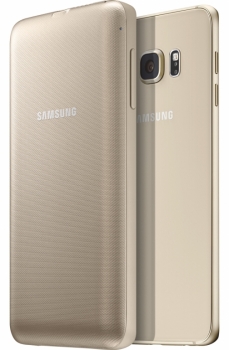 Samsung EP-TG928BF ochranný kryt se záložní baterií 3400mAh a bezdrátovým Qi nabíjením telefonu Samsung Galaxy S6 Edge+ Plus zlatá (gold)