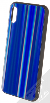 Sligo Aurora Glass ochranný kryt pro Huawei Y6 (2019) měnivě modrá (iridescent blue)