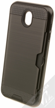 Sligo Defender Card odolný ochranný kryt s kapsičkou pro Samsung Galaxy J7 (2017) černá (black)