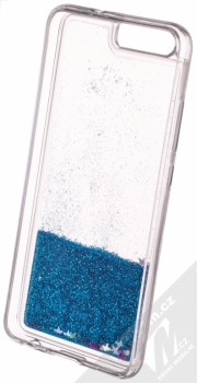 Sligo Liquid Glitter Full ochranný kryt s přesýpacím efektem třpytek pro Huawei P10 tmavě modrá (dark blue) zepředu