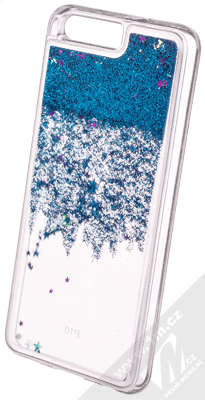 Sligo Liquid Glitter Full ochranný kryt s přesýpacím efektem třpytek pro Huawei P10 tmavě modrá (dark blue)