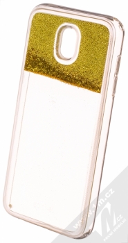 Sligo Liquid Pearl Full ochranný kryt s přesýpacím efektem třpytek pro Samsung Galaxy J5 (2017) zlatá (gold) animace 1