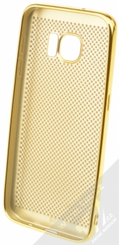 Sligo Luxury pokovený TPU ochranný kryt pro Samsung Galaxy S7 zlatá (gold) zepředu