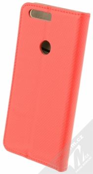 Sligo Smart Magnet flipové pouzdro pro Honor 8 červená (red) zezadu