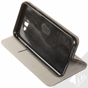 Sligo Smart Magnet flipové pouzdro pro Samsung Galaxy J4 Plus (2018) černá (black) stojánek