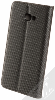 Sligo Smart Magnet flipové pouzdro pro Samsung Galaxy J4 Plus (2018) černá (black) zezadu