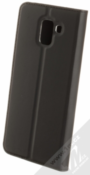 Sligo Smart Premium flipové pouzdro pro Samsung Galaxy J6 (2018) černá (black) zezadu
