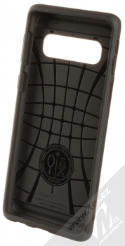 Spigen Slim Armor CS odolný ochranný kryt s kapsičkou pro Samsung Galaxy S10 černá (black) zepředu
