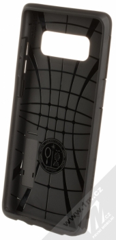 Spigen Tough Armor odolný ochranný kryt se stojánkem pro Samsung Galaxy Note 8 černá (matte black) zepředu