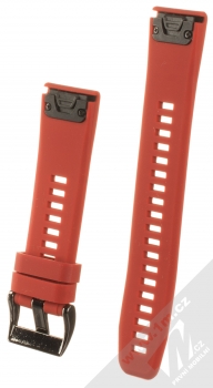 Tactical Diamond Color Strap silikonový pásek na zápěstí s uchycením Garmin QuickFit 22mm červená (red) zezadu