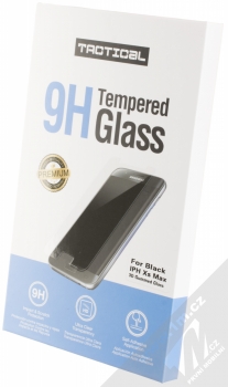Tactical Tempered Glass 3D ochranné tvrzené sklo na kompletní zahnutý displej pro Apple iPhone XS Max černá (black) krabička