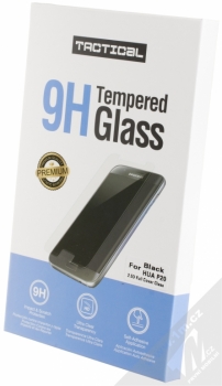 Tactical Tempered Glass ochranné tvrzené sklo na kompletní displej pro Huawei P20 černá (black) krabička