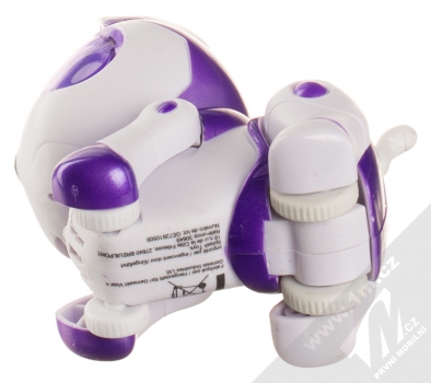 Teksta Babies Koťátko robotická hračka bílá fialová (white purple) zezdola