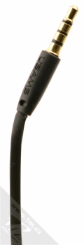 USAMS Leo sluchátka s mikrofonem a ovladačem černá (black) Jack 3,5mm konektor