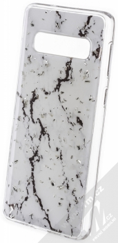 Vennus Stone Case ochranný kryt pro Samsung Galaxy S10 bílý howlit (white howlite)