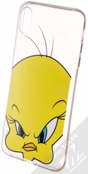 Warner Bros Looney Tunes Tweety 002 TPU ochranný silikonový kryt s motivem pro Apple iPhone XS Max průhledná (transparent)