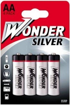 Wonder Silver tužková baterie AA