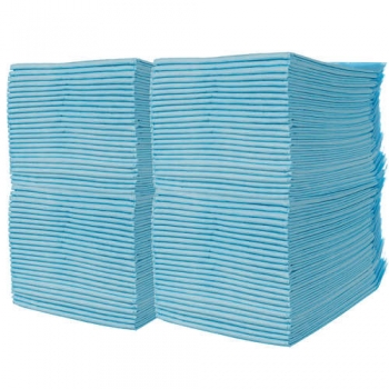 1Mcz Absorpční podložky 60 x 90cm 100 ks včetně 30 sáčků bílá modrá (white blue)