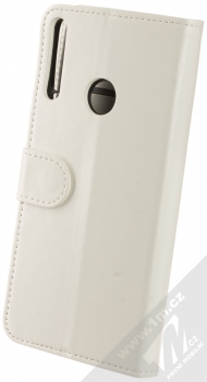 1Mcz Backhand Book flipové pouzdro pro Huawei P40 Lite E bílá (white) zezadu
