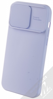 1Mcz CamShield Soft ochranný kryt pro Apple iPhone 14 Pro Max šeříkově fialová (lilac)