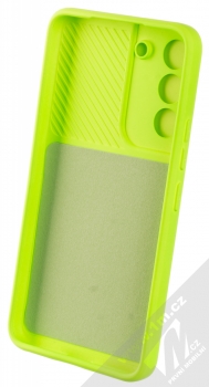 1Mcz CamShield Soft ochranný kryt pro Samsung Galaxy S22 5G limetkově zelená (lime green) zepředu